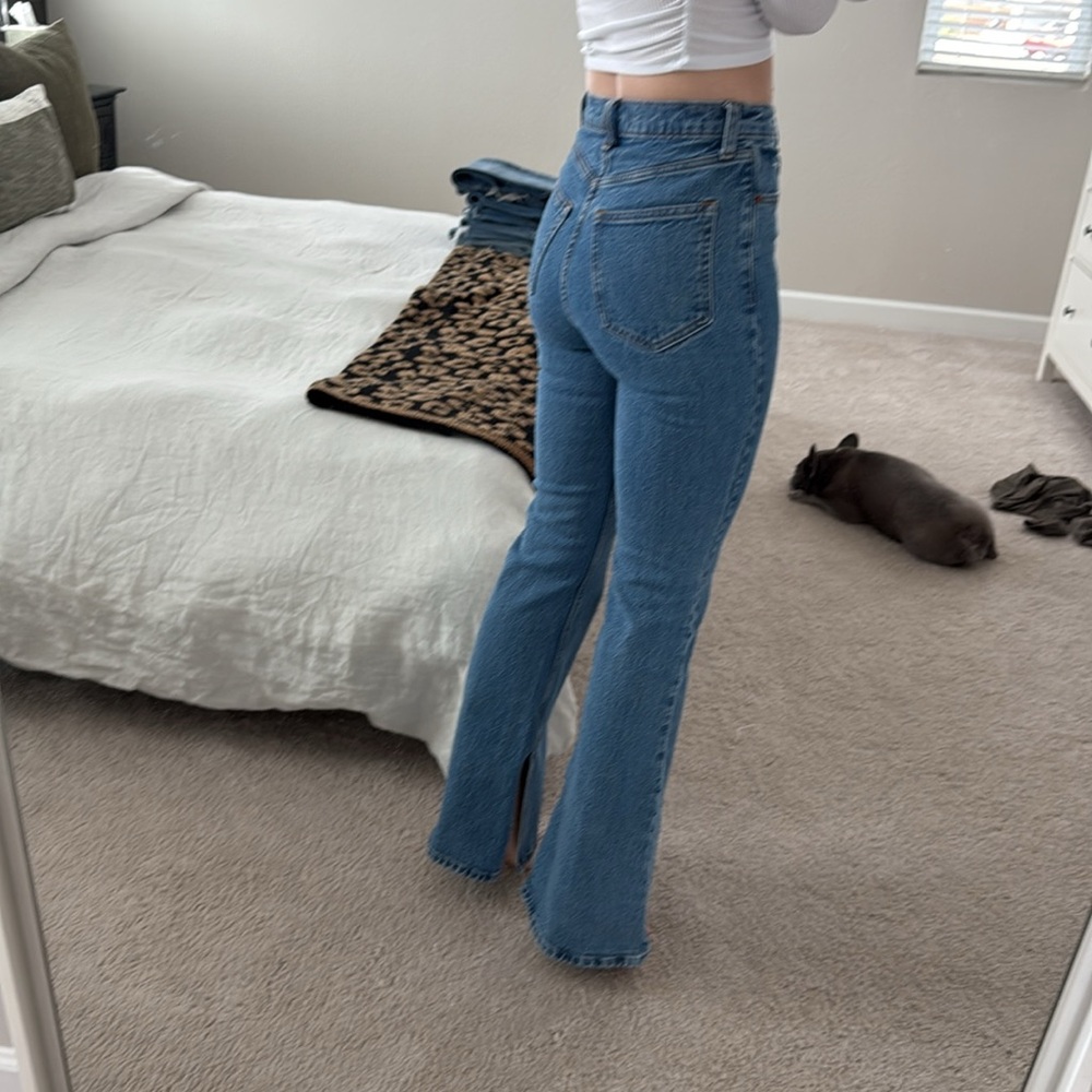 Abercrombie & Fitch Blue Flare Jeans - Picture 3 of 3